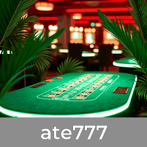 ate777: Slots Gigantes, Mesa Estratégica, Dealer ao Vivo